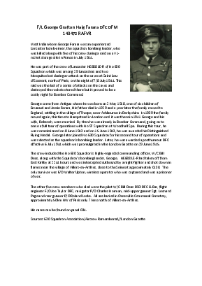 A preview of a PDF biography for Farara, George Grafron Haig